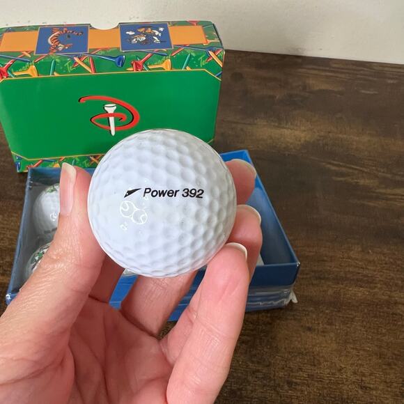 6 Vintage Pinnacle Golf Balls Mickey Mouse Tigger Disney Characters Power 392 - Picture 7 of 10